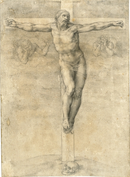 MiguelAngelCrucifixiondrawing