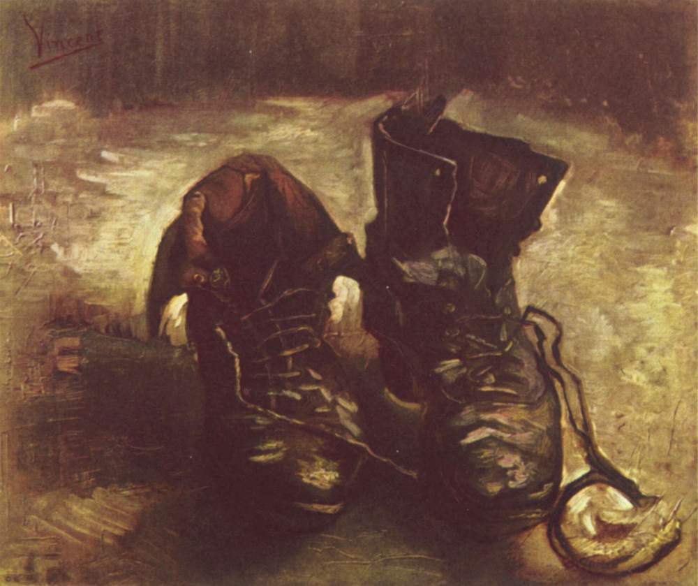 sapatos de van gogh